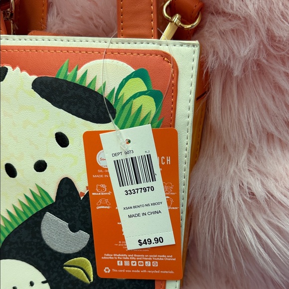 Hello Kitty and Friends Bento Cute XSAN Animal Print Tote Bag Boxed Lunch NWT - Picture 2 of 8